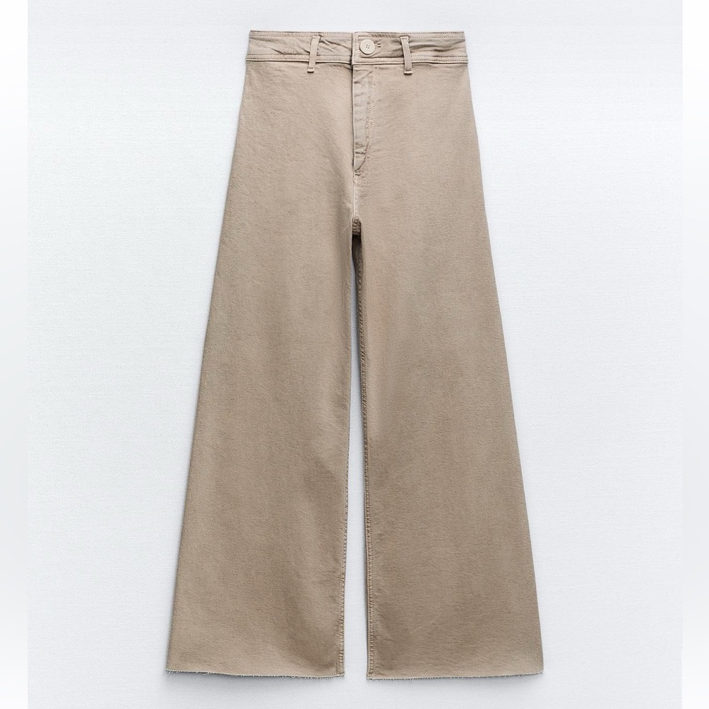 Zara Marine Straight High Rise Jeans